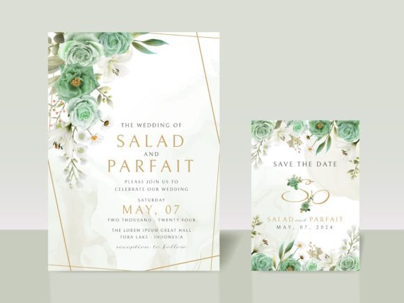 Download Greenery Floral Wedding Invitations Card - Wedding invitations Collection